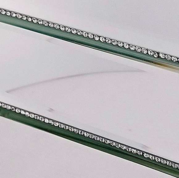 🌟Beautiful Tissue Box Cover with Mirrored & Diamantes Rhinestone Embellis… - Picture 4 of 12